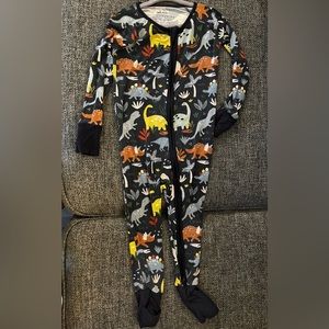 Little Sleepies Navy Jurassic Jungle Zippy